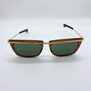 -sold- Ray Ban Bausch & Lomb Vintage Olympian Gold Band Sunglasses